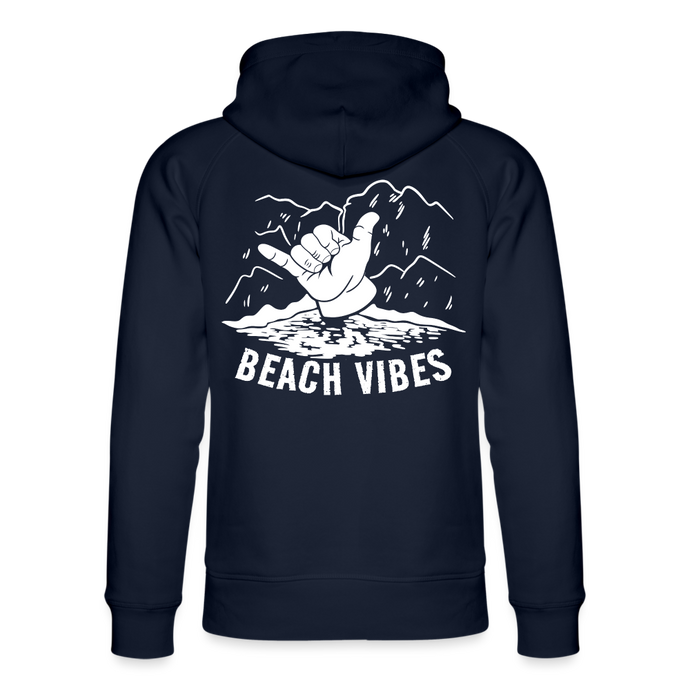 Beach Vibes - Organic Hoodie - navy