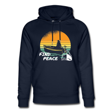 Lade das Bild in den Galerie-Viewer, Find Peace - Unisex Bio Hoodie - navy