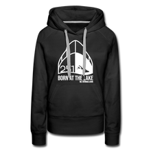 Lade das Bild in den Galerie-Viewer, Born at the Lake - Damenhoodie - black