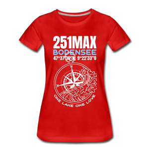 251MAX One Lake - Damenshirt - red