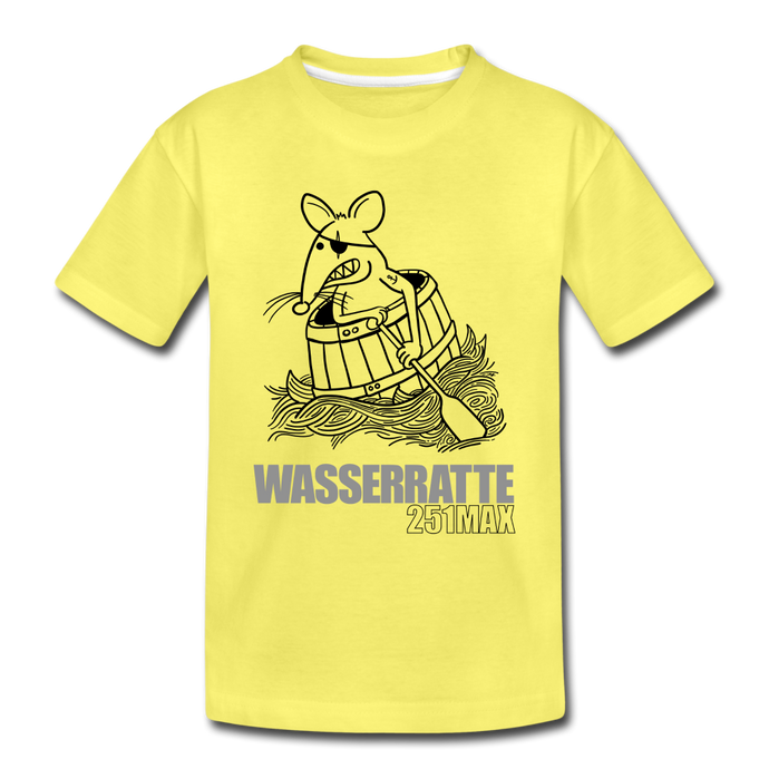 251MAX Wasserratte - Jungenshirt - yellow