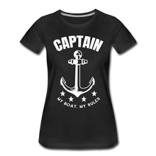 Lade das Bild in den Galerie-Viewer, Captain - Damenshirt - black