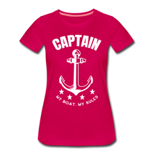 Lade das Bild in den Galerie-Viewer, Captain - Damenshirt - dark pink