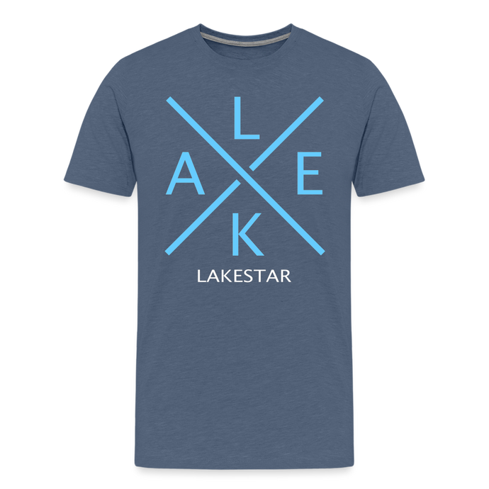 Lakestar Cross - Herrenshirt - heather blue