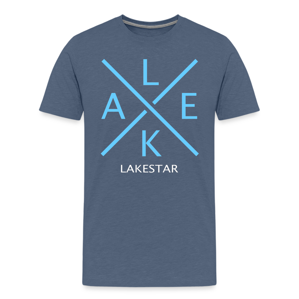 Lakestar Cross - Herrenshirt - heather blue