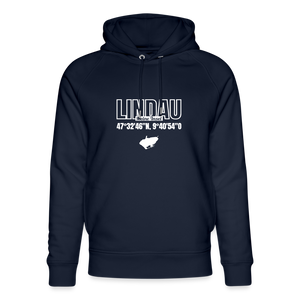 Lindau Meine Insel - Organic Hoodie - navy