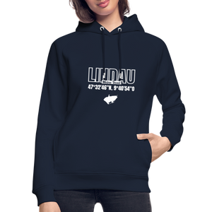 Lindau Meine Insel - Organic Hoodie - navy