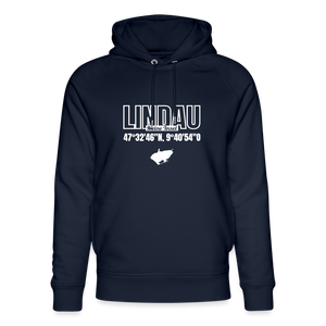 Lindau Meine Insel - Organic Hoodie - navy