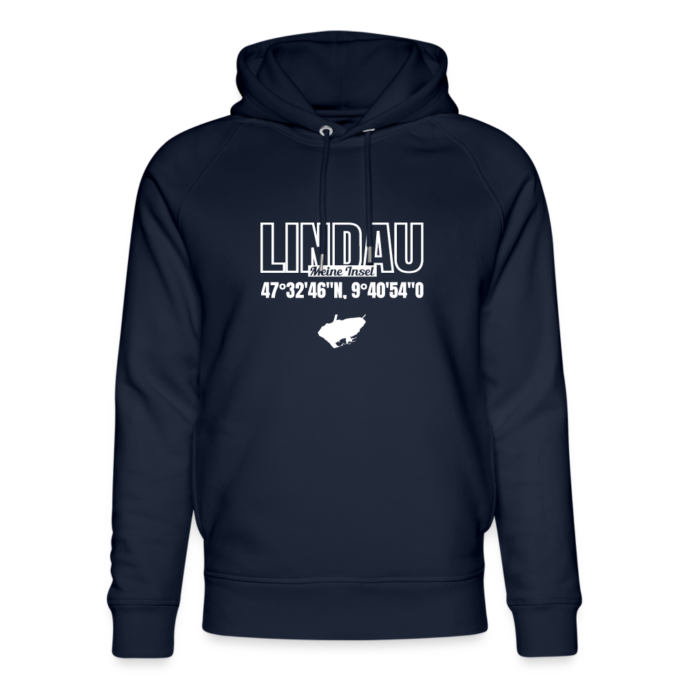 Lindau Meine Insel - Organic Hoodie - navy