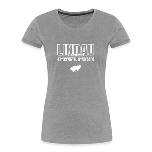 Lindau - Meine Insel Damenshirt - heather grey