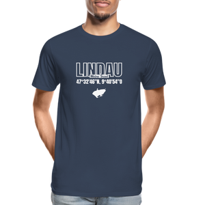 Lindau - Meine Insel Herrenshirt - navy