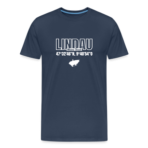 Lindau - Meine Insel Herrenshirt - navy