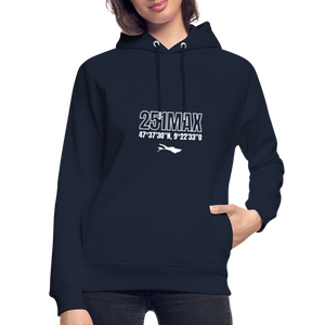 Unisex Organic Hoodie by Stanley & Stella - Damenhood - navy