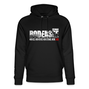 Bodensee Mein See - Organic Hoodie - black