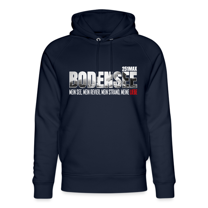 Bodensee Mein See - Organic Hoodie - navy