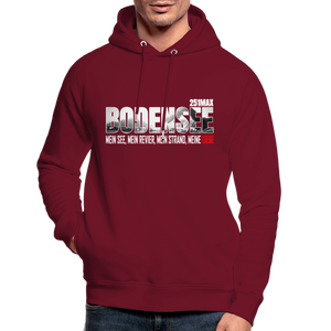 Bodensee Mein See - Organic Hoodie - burgundy