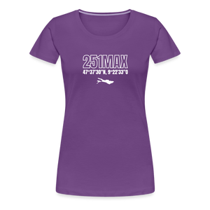 Meet Me At The Beach - Damenshirt - purple