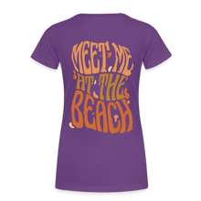 Lade das Bild in den Galerie-Viewer, Meet Me At The Beach - Damenshirt - purple
