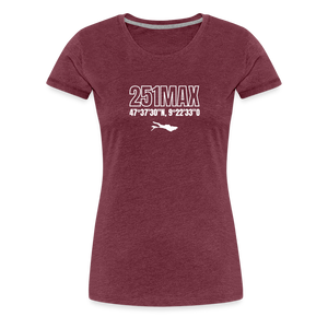 Meet Me At The Beach - Damenshirt - heather burgundy