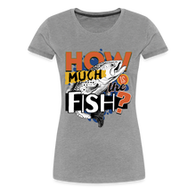 Lade das Bild in den Galerie-Viewer, How Much Is The Fish - Damenshirt - heather grey
