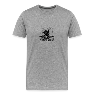 Beach Vibes - Herrenshirt - heather grey