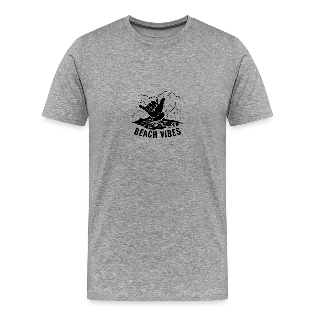 Beach Vibes - Herrenshirt - heather grey