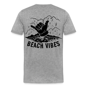 Beach Vibes - Herrenshirt - heather grey