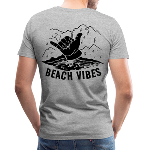 Beach Vibes - Herrenshirt - heather grey