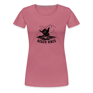 Beach Vibes - Damenshirt - mauve