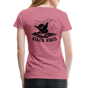 Beach Vibes - Damenshirt - mauve