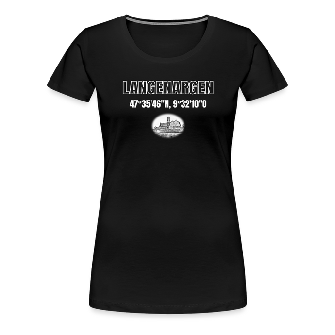 Langenargen - Damenshirt - black