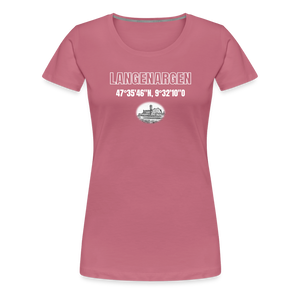 Langenargen - Damenshirt - mauve