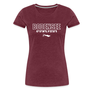 Bodensee - Damenshirt - heather burgundy