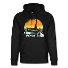 Lade das Bild in den Galerie-Viewer, Find Peace - Unisex Bio Hoodie - black
