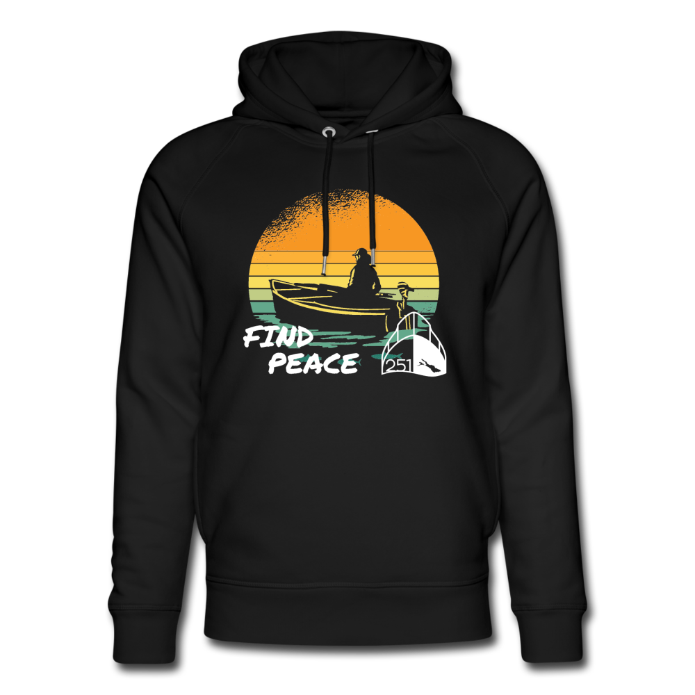 Find Peace - Unisex Bio Hoodie - black