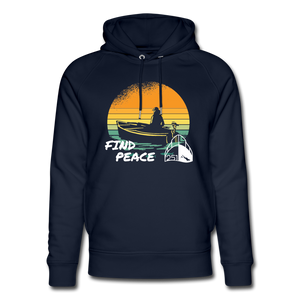 Find Peace - Unisex Bio Hoodie - navy