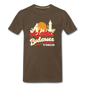 Aloha Bodensee - Herrenshirt - noble brown