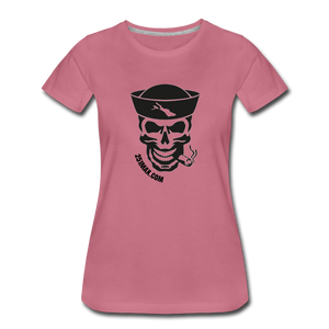 Skull - Damenshirt - mauve