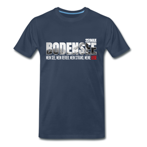 Bodensee, Mein Revier - Herrenshirt - navy