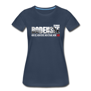 Bodensee, Mein Revier - Damenshirt - navy