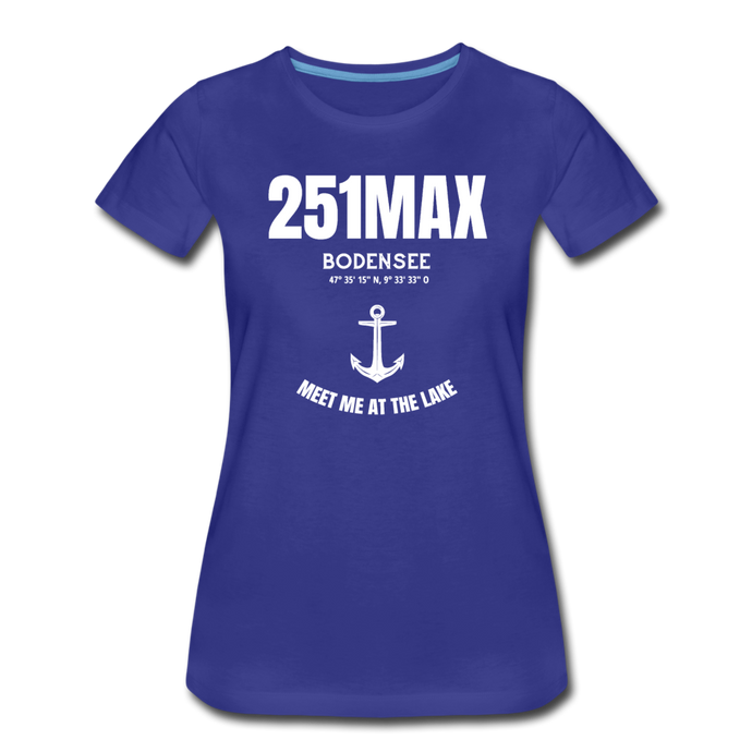 251MAX Bodensee - Damenshirt - royal blue