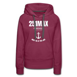 251MAX Bodensee - Damenhoodie - bordeaux