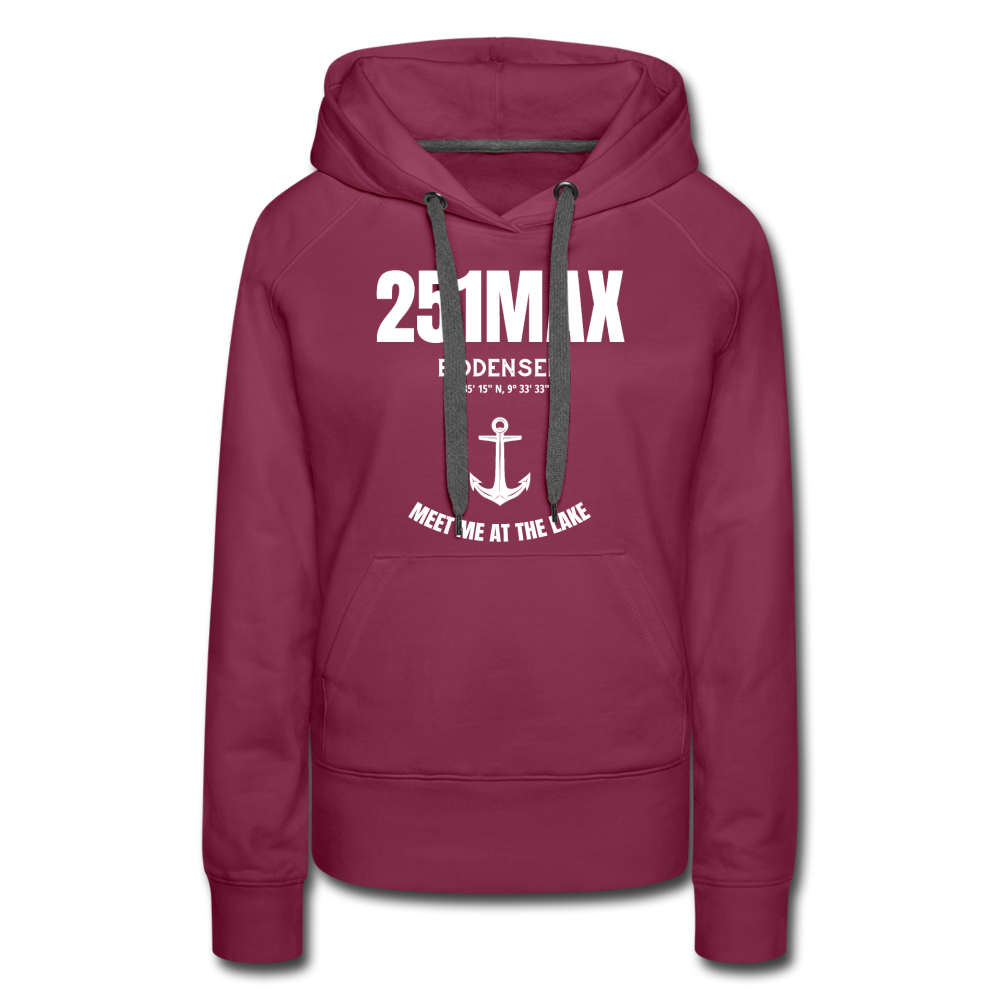 251MAX Bodensee - Damenhoodie - bordeaux