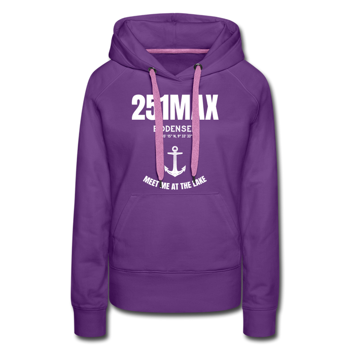 251MAX Bodensee - Damenhoodie - purple