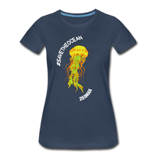 Lade das Bild in den Galerie-Viewer, Jellyfish - Frauenshirt - navy
