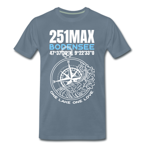 251MAX One Lake - Herrenshirt - steel blue