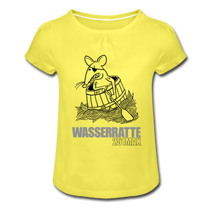 251MAX Wasserratte - Mädchenshirt - yellow