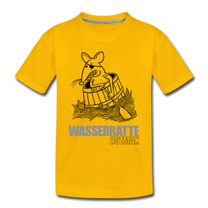 251MAX Wasserratte - Jungenshirt - sun yellow