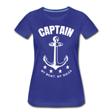 Lade das Bild in den Galerie-Viewer, Captain - Damenshirt - royal blue
