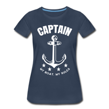 Lade das Bild in den Galerie-Viewer, Captain - Damenshirt - navy
